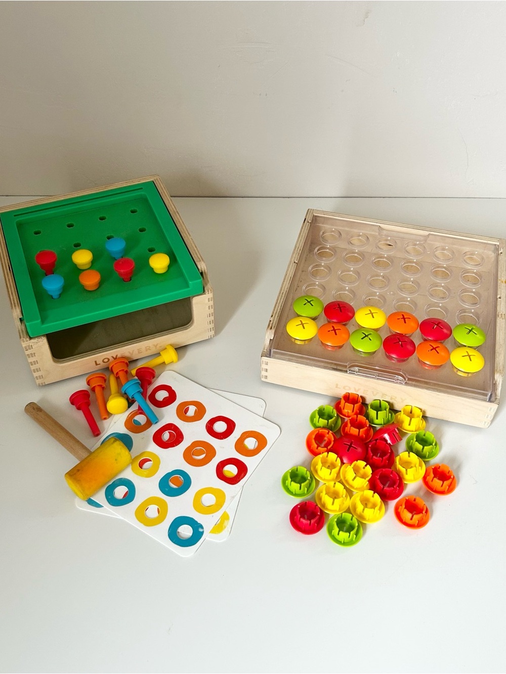 Lovevery Fine Motor Skills Wooden Toy Bundle